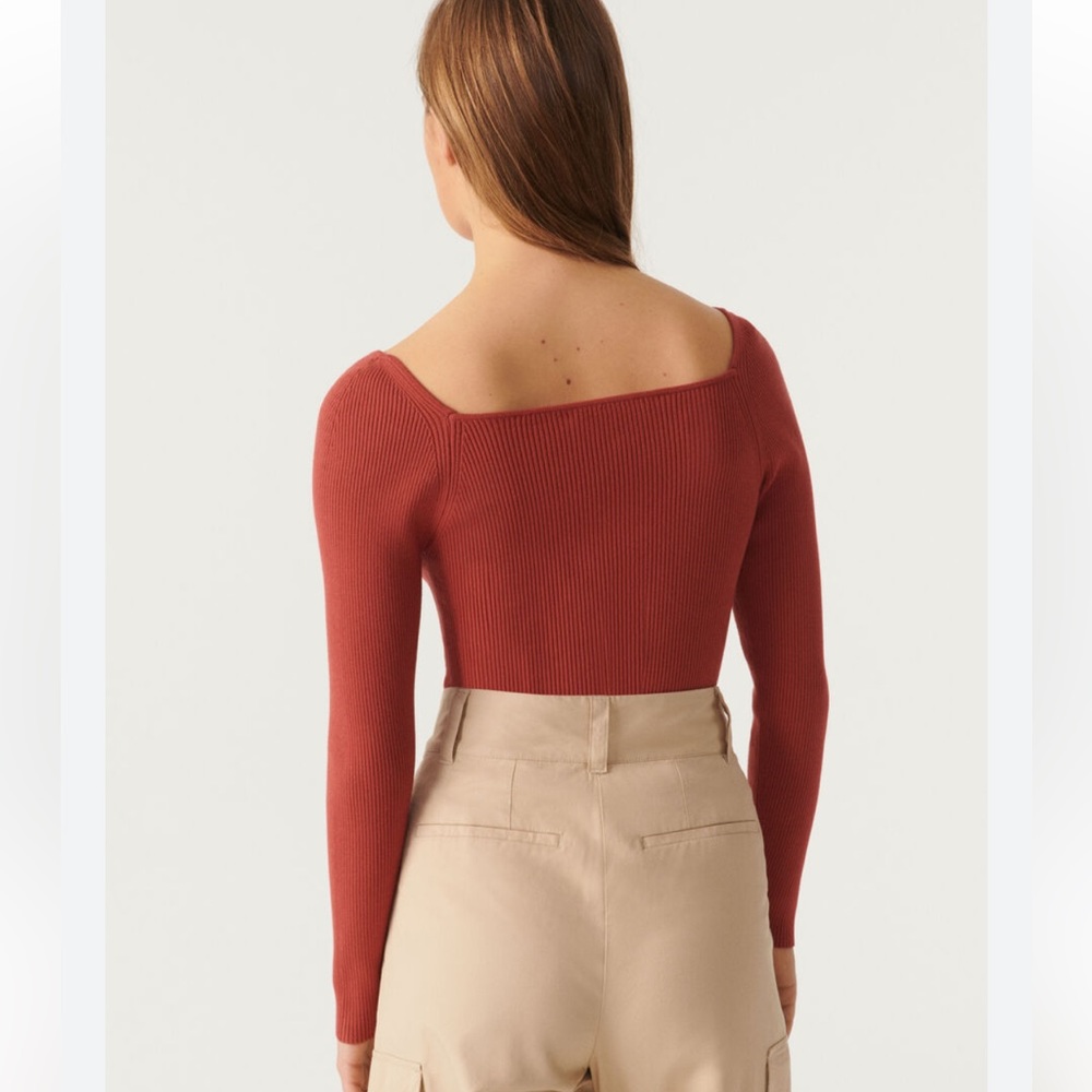 NWT ba&sh Olaf Ribbed Sweater - Picture 3 of 8